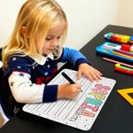 Personalized Rainbow Tractor Acrylic Handwriting Name Tracing Board with A Dry-erase Pen Home Learning Teaching Tool Birthday Gift for Girls Boys