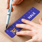 Personalized Reading Animal Ruler Design Magnetic Bookmark Clip with Name Birthday Back to School Gift for Kids Bookworms