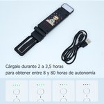 Luz de lectura con clip LED personalizada recargable con nombre y personaje de dibujos animados regalo de cumpleaños para amantes de la lectura