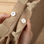 Personalisierte Osterhase Stickerei Stil Jute Tote Tasche mit Namen und Initialen Ostern Urlaub Geschenk für Kinder