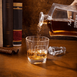 Vaso Decantador de Tequila Personalizado con Insignia Vintage y Diseño de Abeja con Nombre y Año Grabados Regalo de Cumpleaños y Aniversario para Hombres Amantes del Tequila