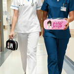 Personalised Cartoon Doctor Nurse Character Stethoscope Case with Name Birthday Nurse Graduation Appreciation Gift for Nurse Doctor