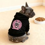 Personalised Funny Face Photo Dog Hoodie with Name Outdoor Travel Birthday Gift for Pet Lovers Pet Owners
