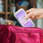 Personalized Cute Cartoon Bunny Fork Spoon Knife 3 Pcs Cutlery Set with Name and Case Back to School Birthday Easter Gift for Boys Girls