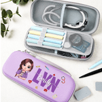 Personalised Cartoon Doctor Nurse Character Stethoscope Case with Name Birthday Nurse Graduation Appreciation Gift for Nurse Doctor
