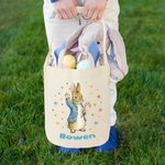 Personalized Cute Bunny Animal Easter Egg Stars Bunny Ears Basket with Name Egg Hunting Party Easter Gift for Boys Girls