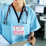 Carte d'identité colorée personnalisée Badge Buddy avec nom Hôpital Soins infirmiers Cliniques Journée de l'infirmière Cadeau d'appréciation pour infirmière Médecin