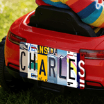 Personalized Car License Plate with Number and Letter Daily Use Car Decoration Accessory Birthday Gift for Men