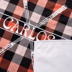 Funda de asiento bordada con corona de palos de golf estilo plaid regalo decorativo