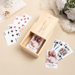 Cartas de juego personalizadas con foto nombre y fecha regalo de boda aniversario y cumpleaños para parejas amigos y familia