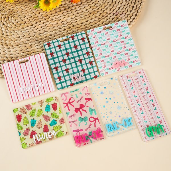 Personalized Colorful ID Card Badge Buddy with Name Hospital Nursing Clinicals Nurse Day Appreciation Gift for Nurse Doctor