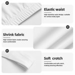 Personalized Multicolor Funny Face Photos Thong Brief Honeymoon Travel Valentine's Day Gift for Wife Girlfriend