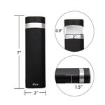 Personalized Name Weekly Pill Organizer 7-Day Food Grade Pill Box Large Compartment Travel Outdoor Essential Gift for Family