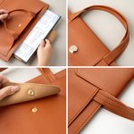 Personalisierte Kranz Schmetterling Rentier Löwe Eule PU Leder Aktentasche mit Initialen und Namen Bürozubehör Geschäftsreise Geschenk für Arbeitnehmer Kollegen