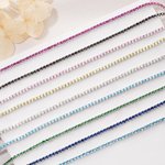 Personalized Minimalist Style Initial Charm Sterling Silver Tennis Bracelet Dainty Jewellery  Birthday Anniversary Gift for Women Tennis Lovers