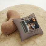 Personalised Multi-color Photo Cushion Cover with Name Wedding Valentine's Anniversary Day Gift for Couple