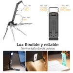 Luz de lectura con clip LED personalizada recargable con nombre y personaje de dibujos animados regalo de cumpleaños para amantes de la lectura