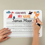 Personalized Rainbow Tractor Acrylic Handwriting Name Tracing Board with A Dry-erase Pen Home Learning Teaching Tool Birthday Gift for Boys Girls