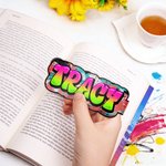 Personalized Graffiti Style Magnetic Bookmark Clip with Name Birthday Back to School Gift for Bookworms