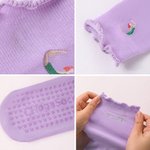 Personalized Embroidered Non-Slip Yoga Socks with Name Sports Birthday Gift for Yoga Pilates Lovers