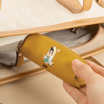 Personalised Cross Bible Book Cartoon Prayer Character Mini PU Leather Rosary Coin Handbag with Name Baptism Confirmation Birthday Gift for Christians