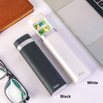 Pilulier Hebdomadaire avec Nom Personnalisé Accessoire de Voyage Grands Compartiments de 7 Jours Qualité Alimentaire Cadeau pour Famille Patient