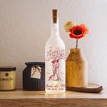 Gepersonaliseerde Toile-de-Jouy-stijl LED-fleslamp met Boom en Namen Zachte Verlichting Valentijnsdag Huwelijksjubileumcadeau voor Koppels