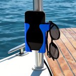 Support de téléphone marin personnalisé et imprimé en 3D pour barres verticales avec double direction et nom Cadeau d'anniversaire pour les amoureux du bateau