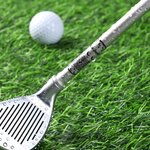 Etiquetas adhesivas impermeables con nombre y código QR de fácil identificación Golf Club Team Gift for Golf Lovers