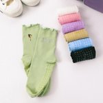 Personalized Embroidered Non-Slip Yoga Socks with Name Sports Birthday Gift for Yoga Pilates Lovers