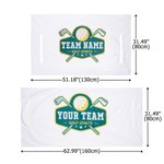 Personalized Golf Ball Clubs Golf Cart Seat Cover with Name Team Gear Birthday Gift for Golf Player Lover