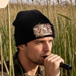 Personalised Flying Mallards Camouflage Soft Beanie Hat with Name Winter Accessory Hunting Season Daily Wear Birthday Gift for Babies Teenagers