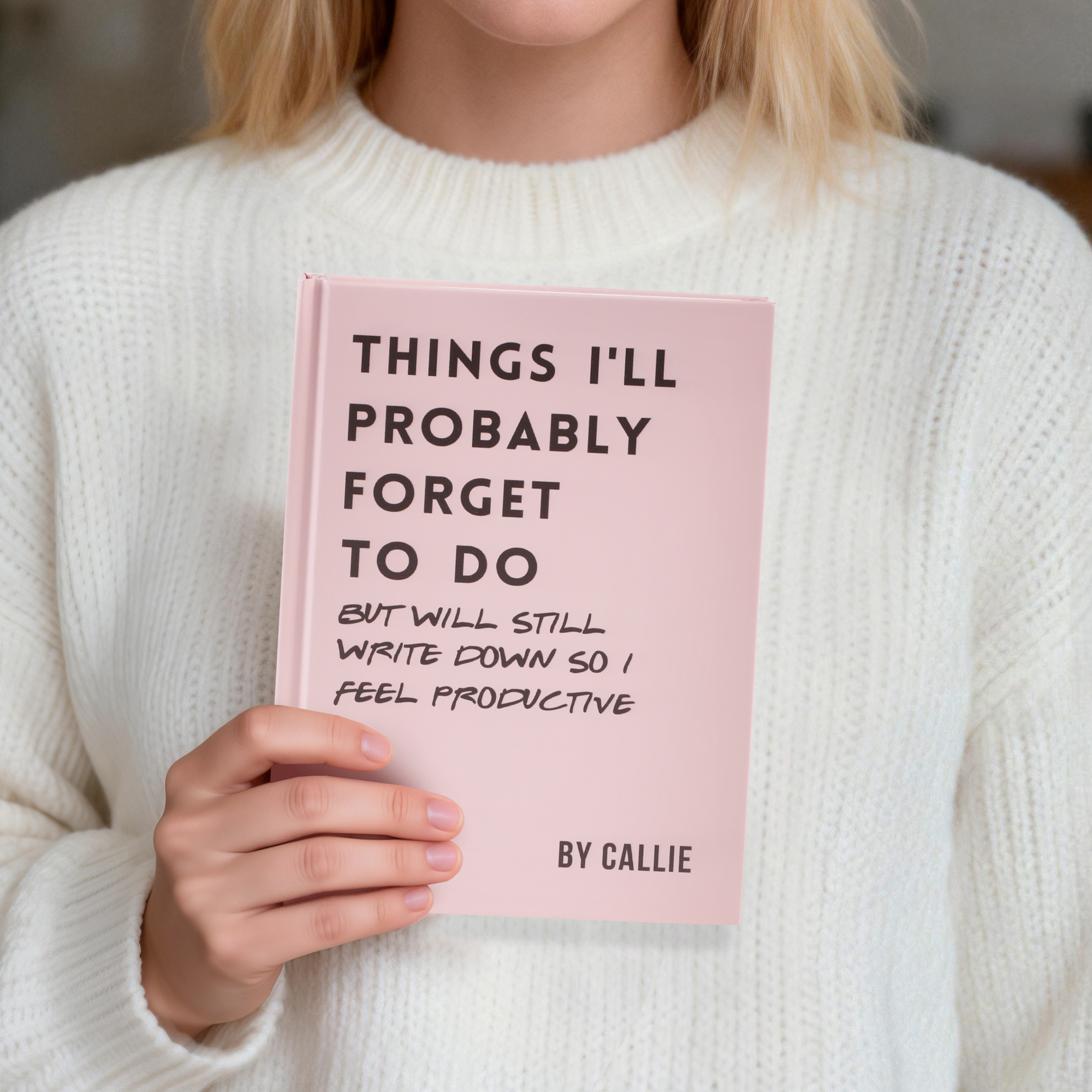 Cahier de notes personnalisé avec nom Cadeau d'anniversaire pour étudiants TDAH Enseignants