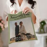 Personalized The Wedding Times Newspaper Photo Canvas Tote Bag with Name and Year Valentine's Day Anniversary Wedding Gift for Women