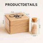 Gepersonaliseerde Foto Engelenvleugels Herinneringsflesje voor Huisdiervacht met Doos Herdenkingsgeschenk bij Huisdierverlies voor Huisdiereigenaren