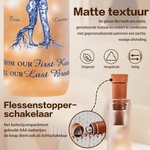 Gepersonaliseerde Toile-de-Jouy-stijl LED-fleslamp met Boom en Namen Zachte Verlichting Valentijnsdag Huwelijksjubileumcadeau voor Koppels