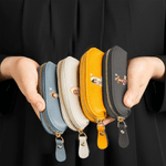 Personalised Cross Bible Book Cartoon Prayer Character Mini PU Leather Rosary Coin Handbag with Name Baptism Confirmation Birthday Gift for Christians