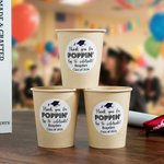 Personalized Thank You for Popping By Class of 2026 Graduation Stickers Labels with Name Graduation Party Decor for Graduates