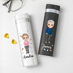 Organizador Semanal de Píldoras Personalizado con Nombre de Personaje de Dibujos Animados Push-pull Regalo de Viaje de Cumpleaños para Amigos de la Familia