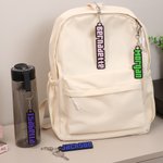 Personalisierte Multicolor Pixel Art 3D-gedruckt Name Rucksack Tag Schlüsselanhänger zurück zu Schule Geburtstag Geschenk für Kinder