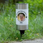 Lámpara solar de jardín personalizada You Came into Our Lives Dog Cat Photo Paw Print con nombre y año Decoración de jardín Regalo de condolencia por la pérdida de una mascota