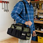 Personalized Name Design Portable Tool Storage Bag with Multiple Pockets Daily Use Birthday Gift for Men Electricians Handymen