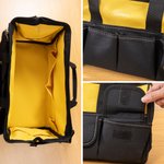 Personalized Name Design Portable Tool Storage Bag with Multiple Pockets Daily Use Birthday Gift for Men Electricians Handymen