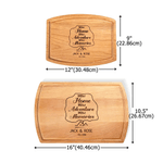 Personalized New Home Charcuterie Cutting Board with Title Year and Juice Groove Housewarming Gift for Couple Family