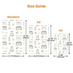 Personalized Mr & Mrs Waterproof Wrapping Paper with Family Name and Date Bridal Shower Wedding Anniversary Gift for Couple Bride Bridegroom