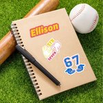 Etiquetas adhesivas impermeables A4 personalizadas con nombre 2 unidades Material escolar Cumpleaños Vuelta al cole Regalo para adolescentes de la Generación Z