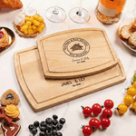 Personalized New Home Charcuterie Cutting Board with Title Year and Juice Groove Housewarming Gift for Couple Family