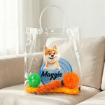 Personalized 3D Cartoon Dog Name Set of 6 Dog Toy with Bit-Resistant Chew Toy Interactive Rope Pet Birthday Adoption Gift for Dog Owners