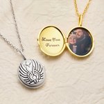 Collier photo personnalisé avec texte gravé Bijoux délicats Cadeau d'anniversaire de Saint-Valentin pour femmes