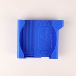 Support de téléphone marin personnalisé et imprimé en 3D pour barres verticales avec double direction et nom Cadeau d'anniversaire pour les amoureux du bateau